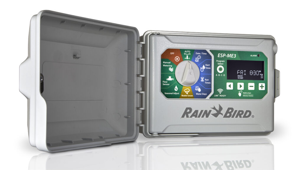 Urządzenie służące do regulowania automatycznego systemu nawadniania ogrodów.